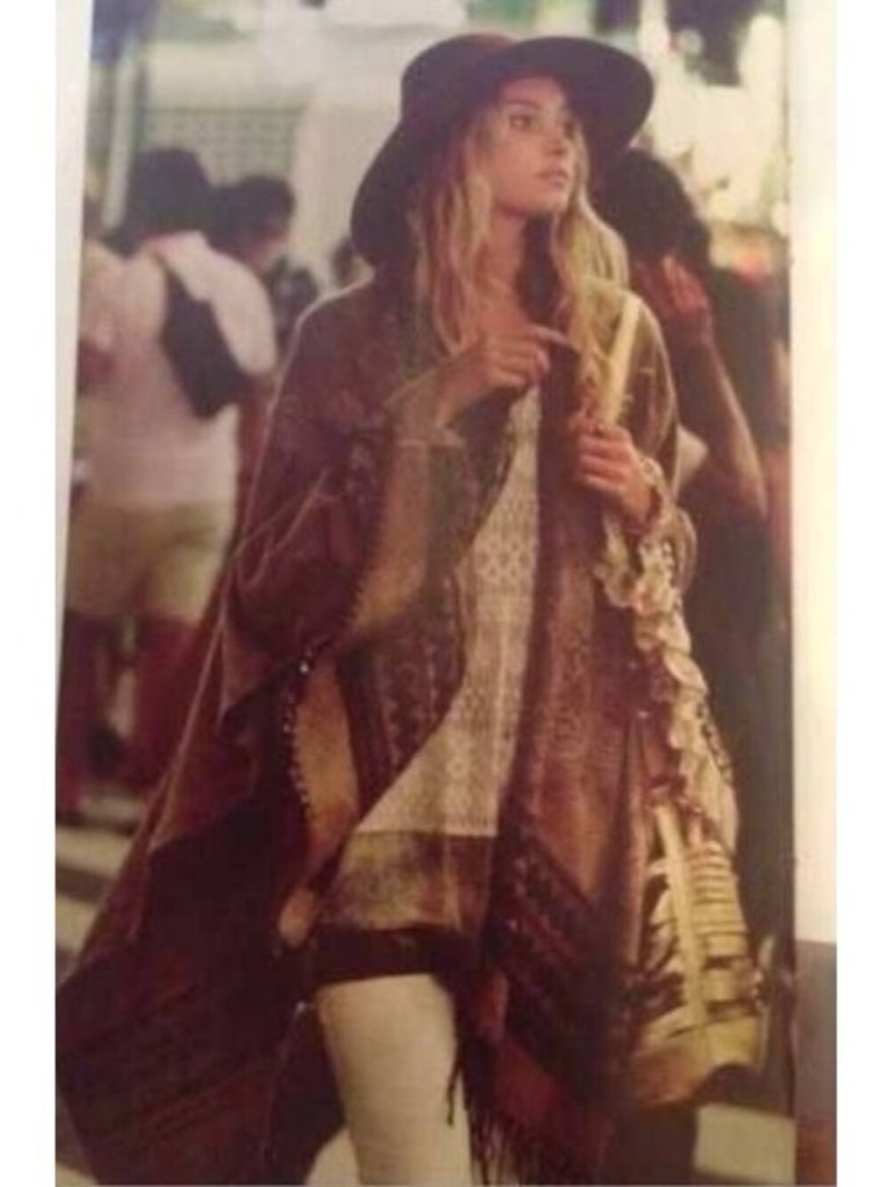 RARE Free People Embellished Bell Sleeve Lace Tunic Mini Dress S/M | Boho Indie - Picture 17 of 17